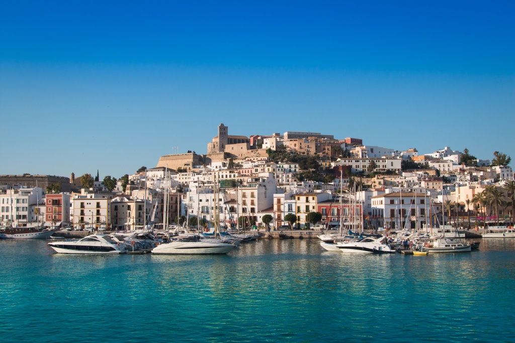 Ibiza's famous Old Town