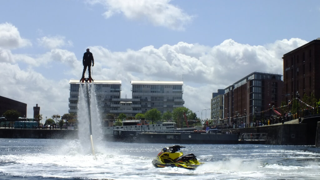 River Festival - Flyboarding - The Guide Liverpool - Picture fly board fun. com