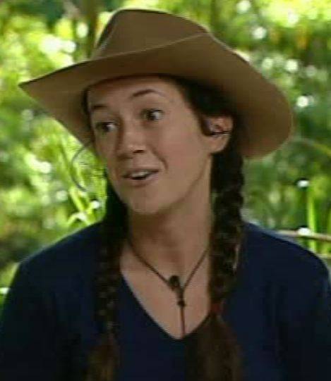 Sheree Murphy on television prgramme I'm A Celebrity Get Me Out Of Here 06/12/2005 tv grab (in house metro dublin)