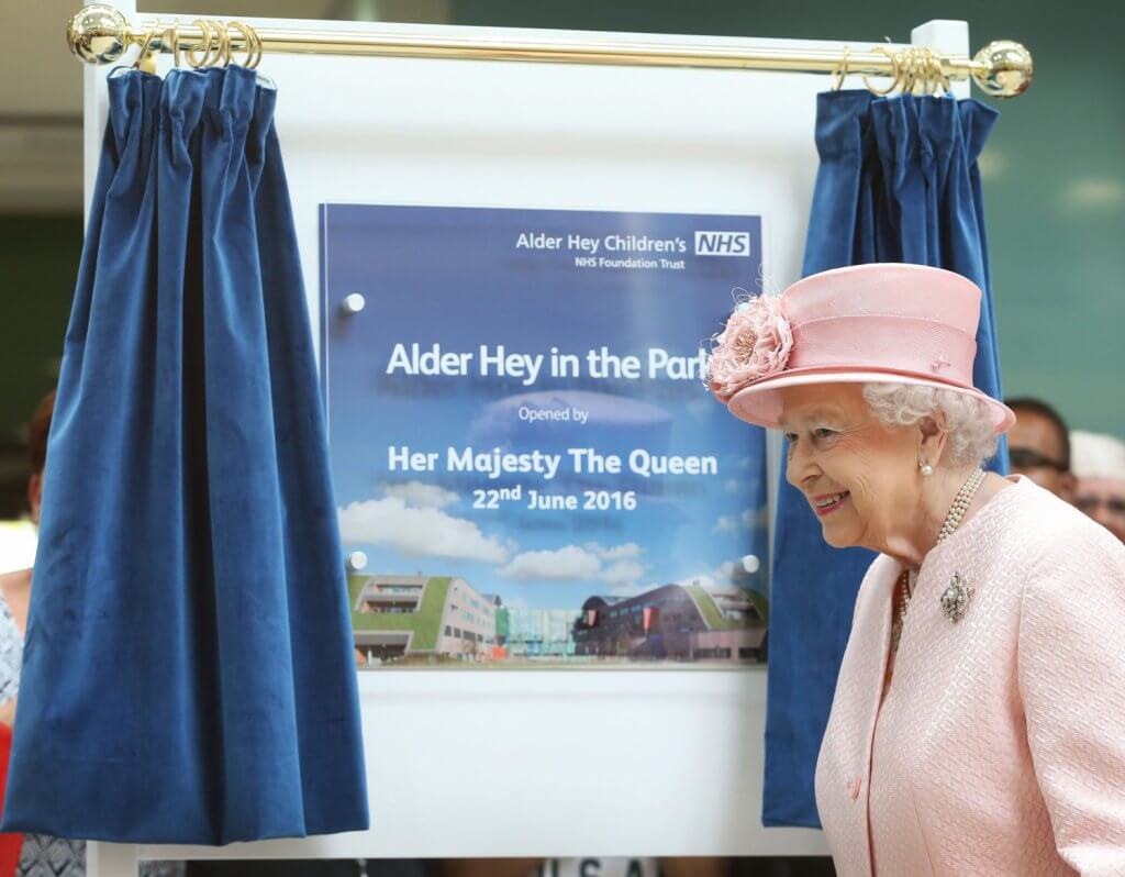 HRH The Queen and Duke of Edinburgh officially opened the new Alder Hey Childrens Hospital. Gareth Jones Photography Images by Gareth Jones