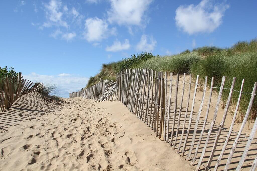 Formby Beach Sand Dunes