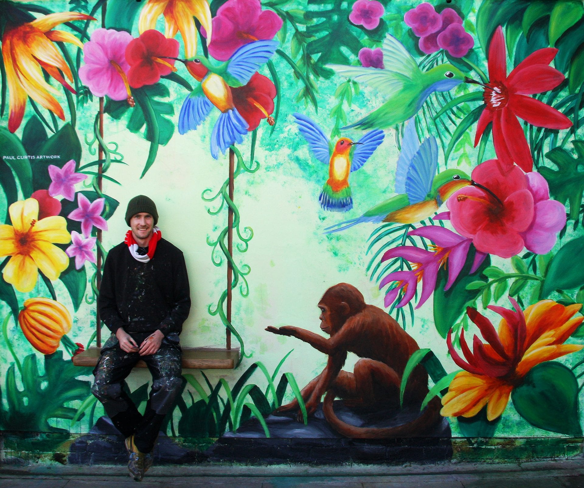 Renowned Liverpool Artist Creates Mural at Thornton Hall
