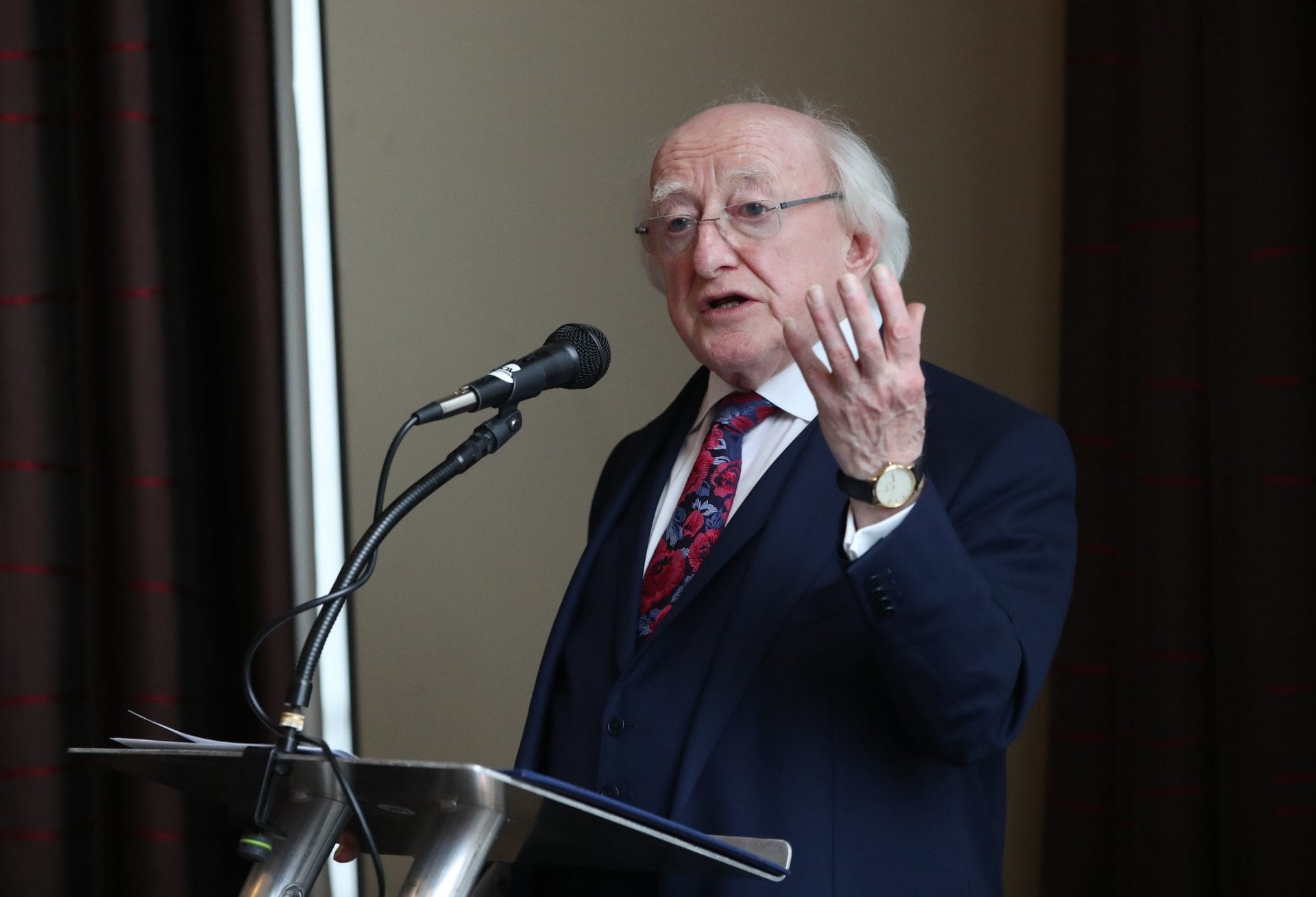 President Higgins discovers Liverpool’s link with Ireland