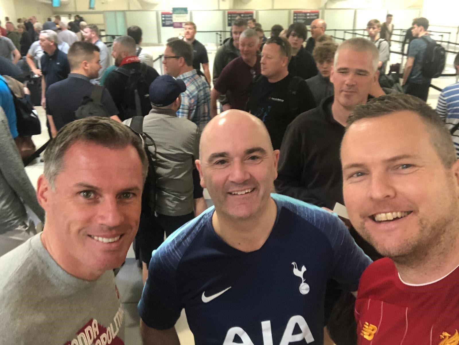 Spurs fan jets off to Madrid – but finds plane is full of Liverpool supporters
