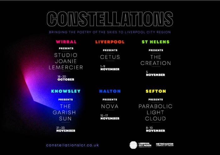 Arts Project 'Constellations Presents' will light up Liverpool City ...