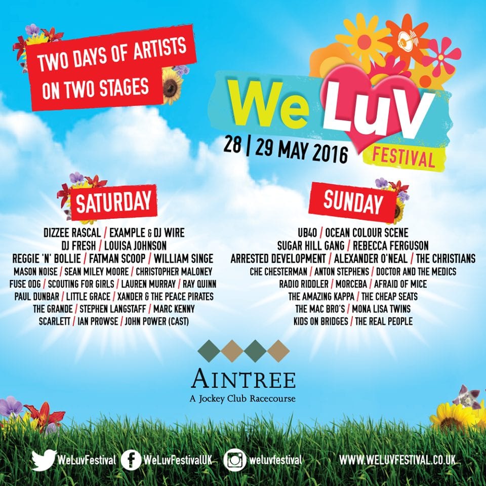 Full Lineup Announced for We Luv Festival…