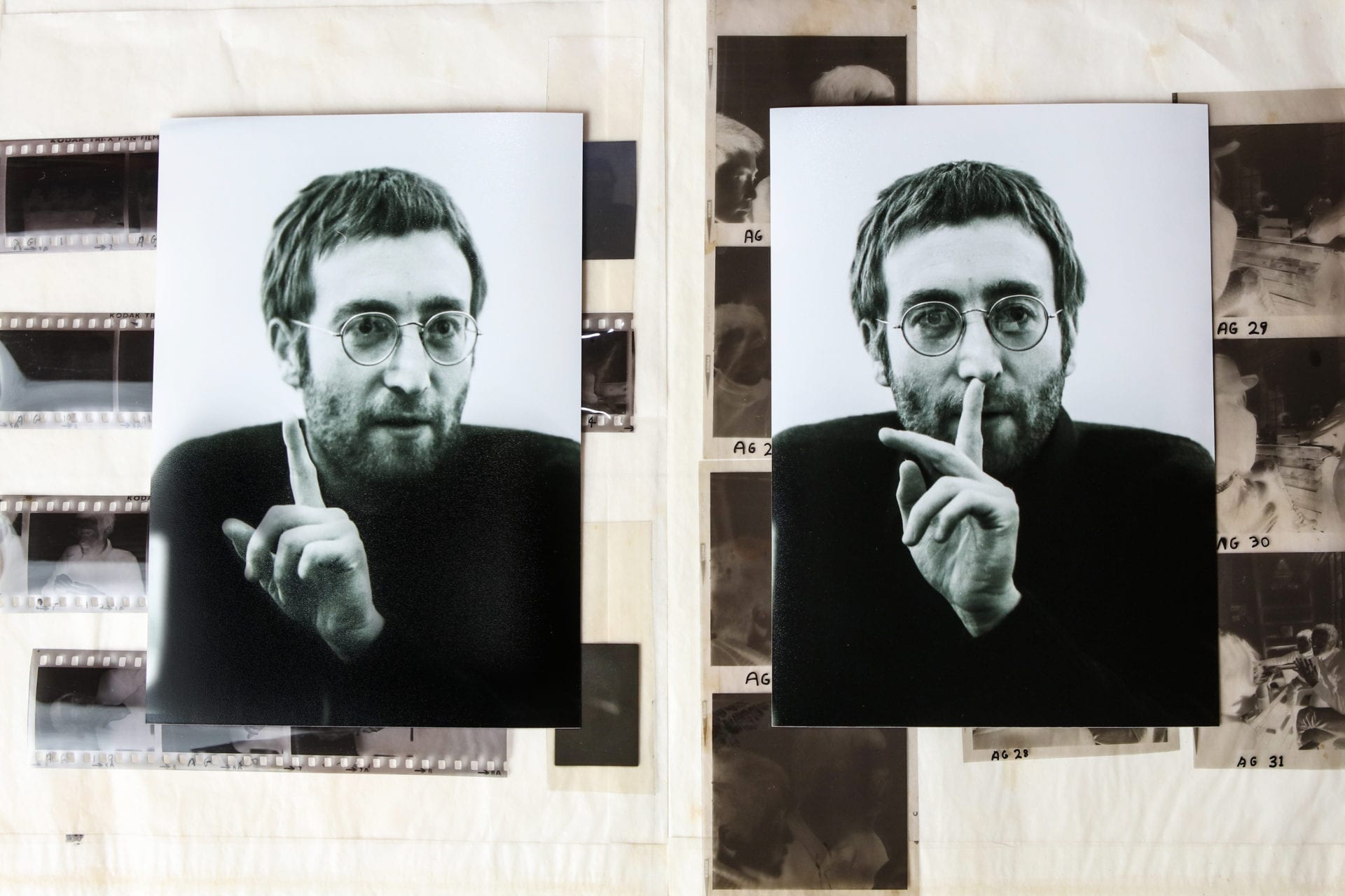 Rare John Lennon photographs uncovered at Beatles Story Memorabilia Day