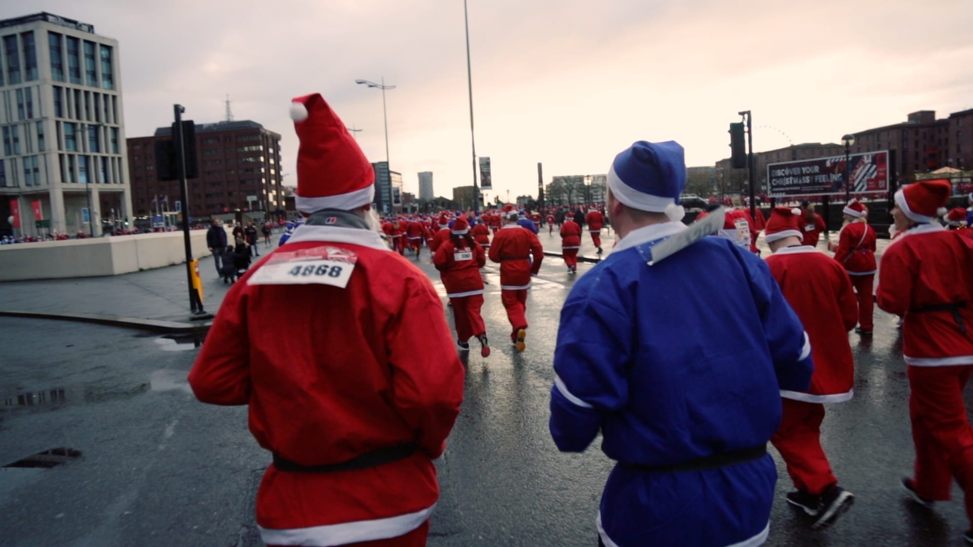 Watch all the highlights from the Liverpool Santa Dash 2018