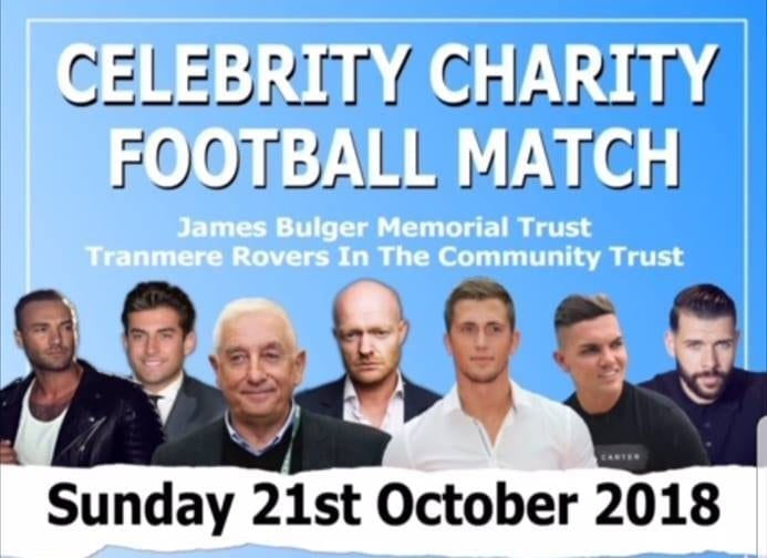 The Guide Liverpool joins forces with Tranmere Rovers for a Celebrity Charity Match in memory of James Bulger