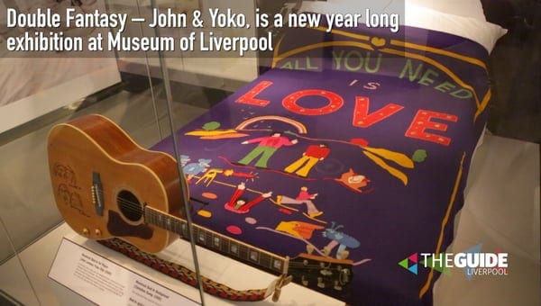 Watch as we take you to the new John & Yoko exhibition, Double Fantasy