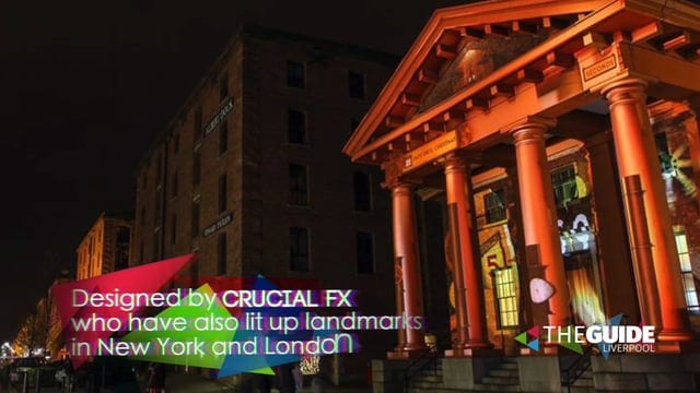 Watch as we find out about the Albert Dock’s incredible Christmas 4D light display