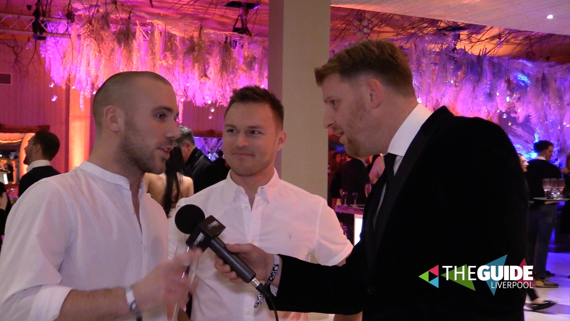 EDEN LAUNCH: Jay is joined by Hollyoaks hunks, Jimmy Essex & Andrew Hayden Smith