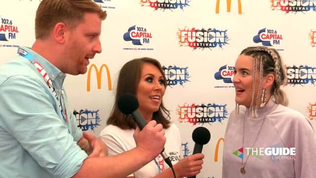 Rising UK star Anne-Marie chats to us at Fusion