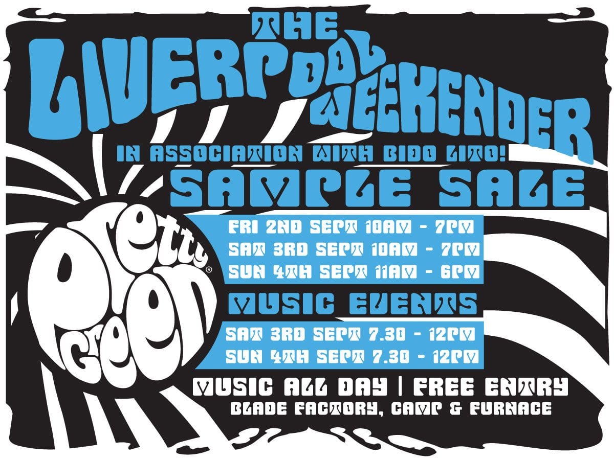 Line-up for Pretty Green Liverpool Weekender Complete
