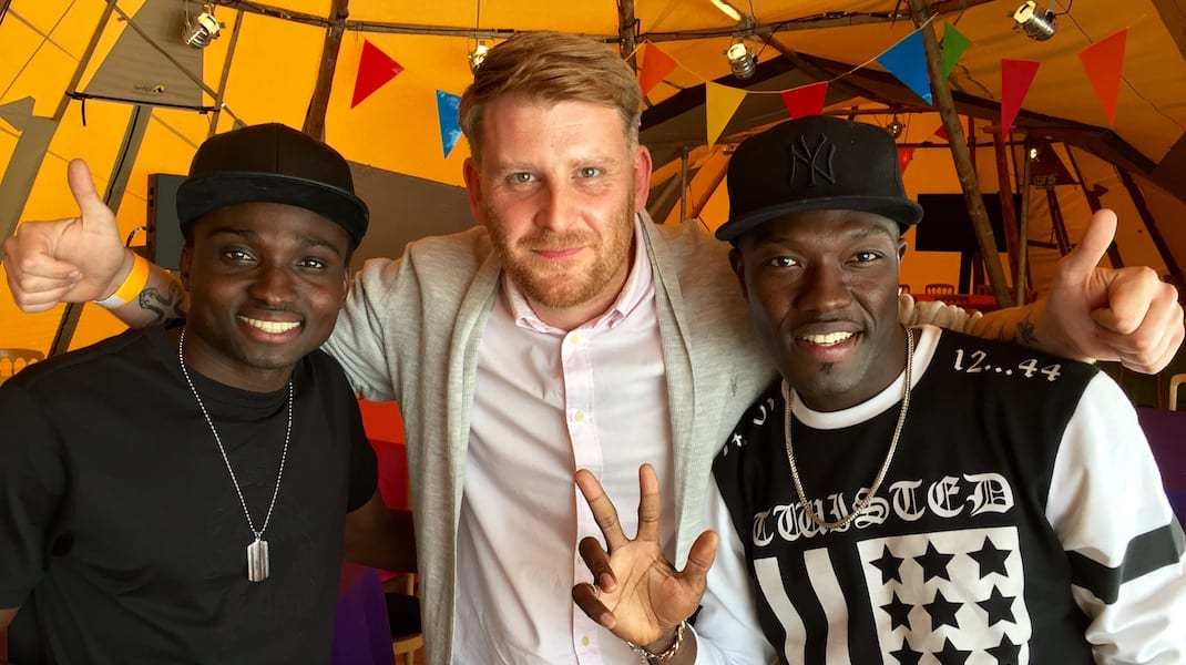 We caught up with Reggie ‘N’ Bollie who treated us to our very own Scouse Rap