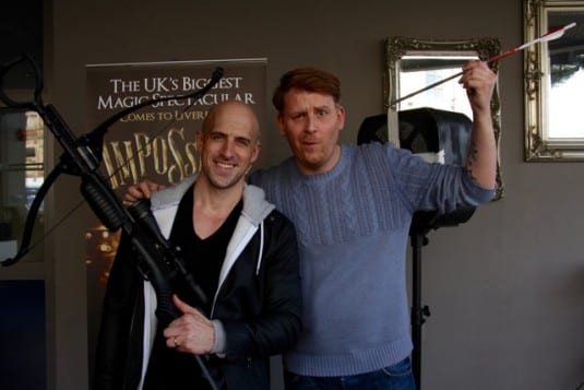 This is the moment Jay had a Crossbow fired at…HIS HEAD!