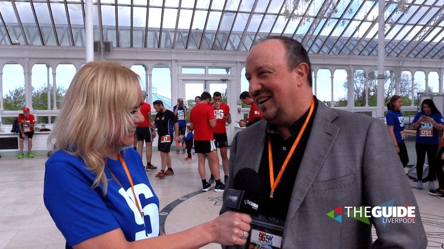 Claire Simmo catches up with LFC legend Rafa Benitez at Run For the 96 2017
