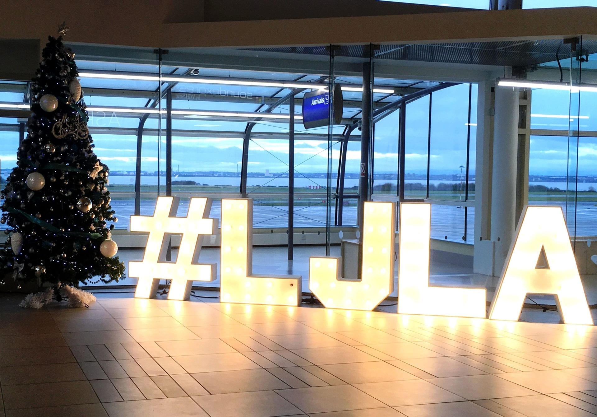 Liverpool John Lennon Airport gears up for Christmas