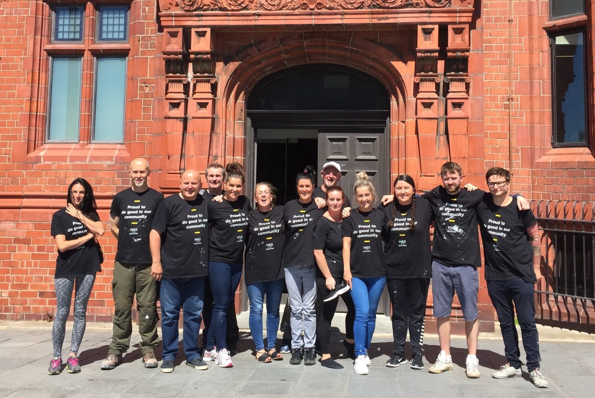 M&S Liverpool support The Florrie with over 132 hours of volunteering in one week