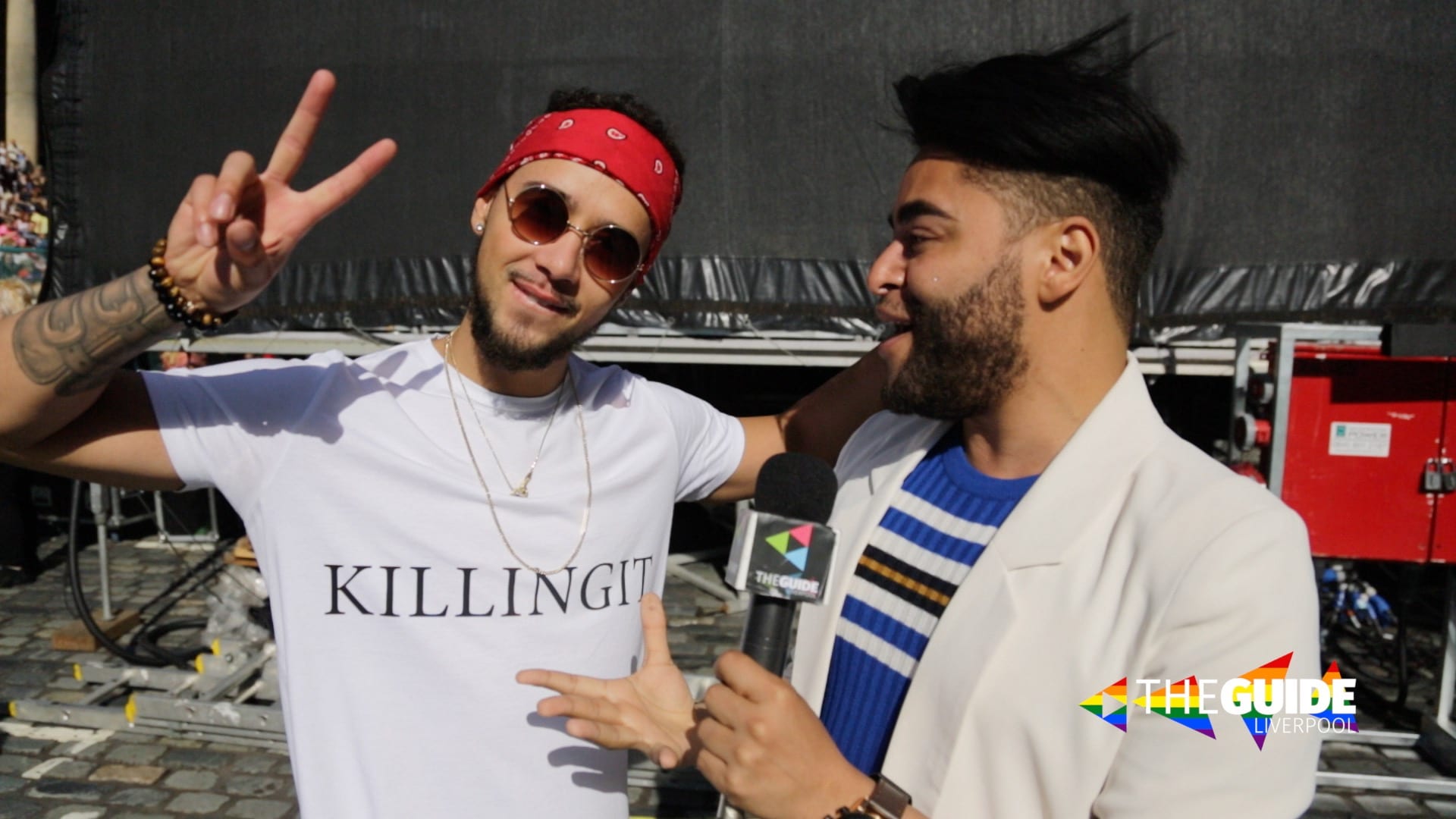 Liverpool Pride: Mark chats to Mason Noise after he smashes it on the main stage