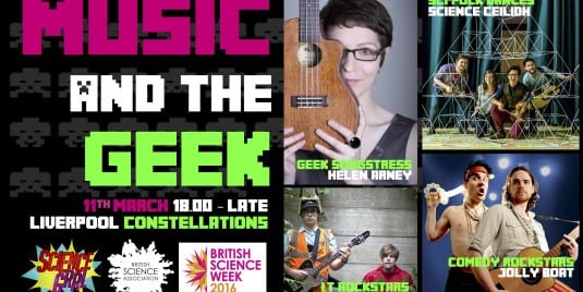 Music and the Geek. A night of entertainment by geeks for everyone…