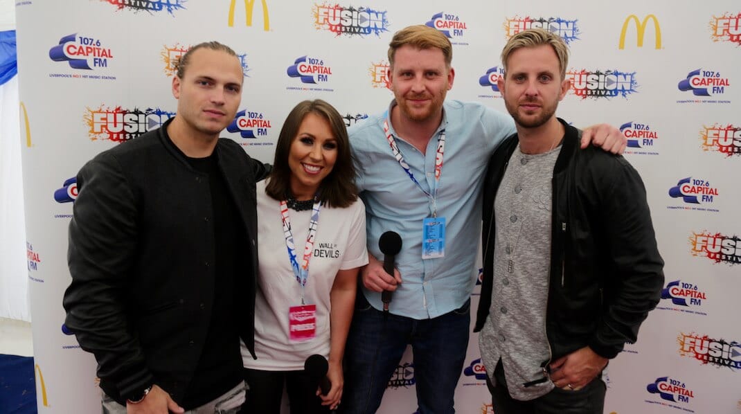 Sigma chat to us backstage at Fusion Festival