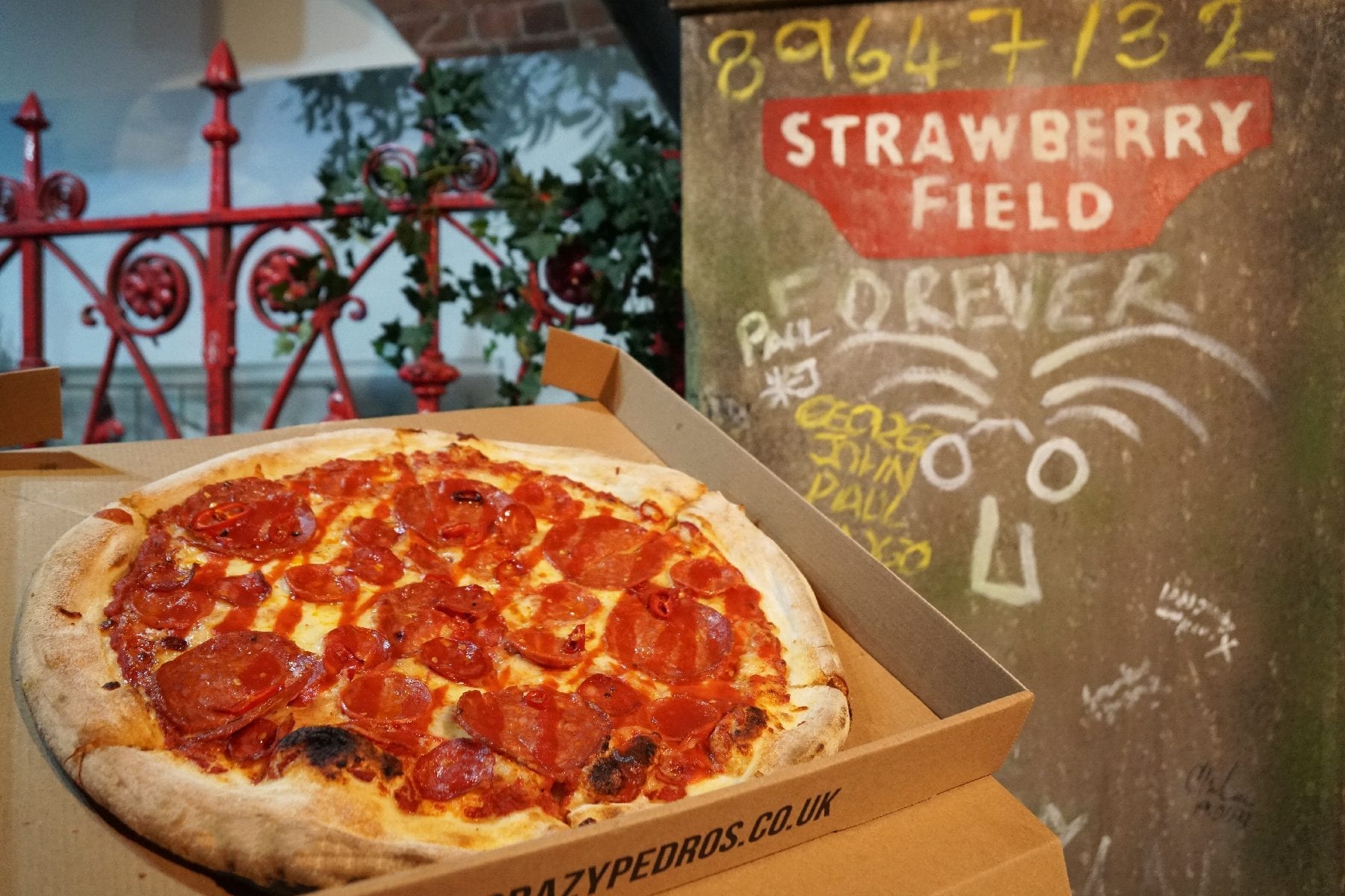 It’s a Sgt. Pepperoni special at Crazy Pedro’s this month