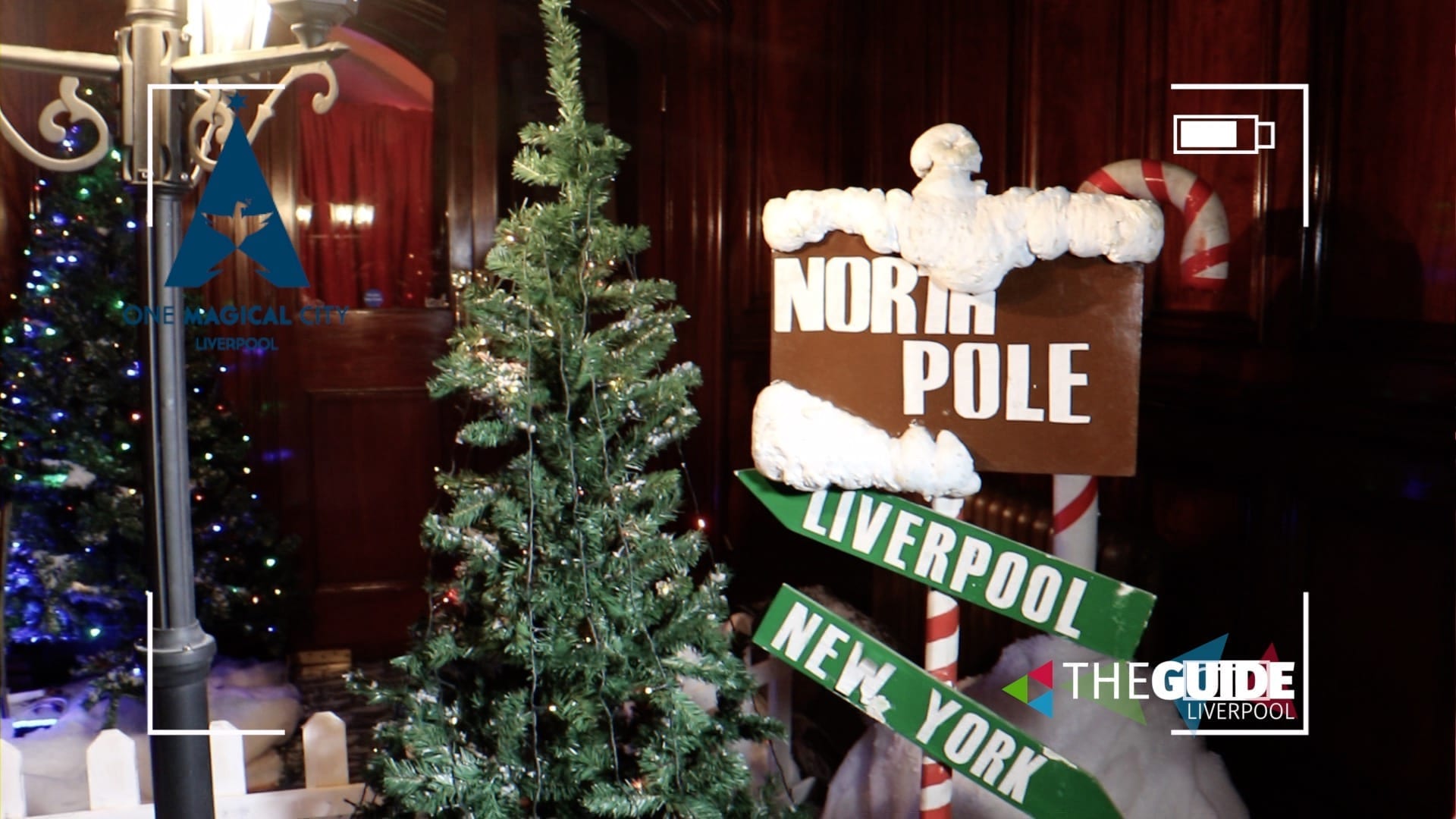 WATCH AS WE SEND OUR GUIDE LIVERPOOL CAM TO SANTA’S GROTTO AT THE TOWN HALL!