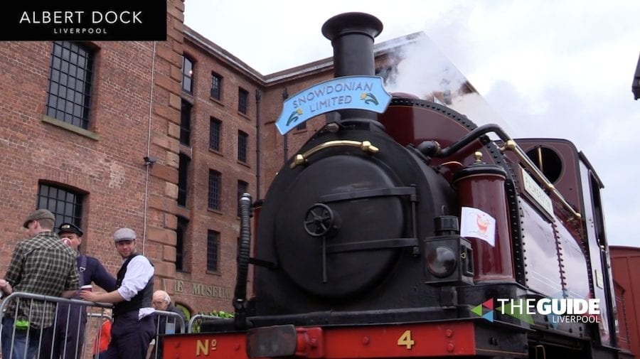 Take a ride on the Albert Dock steam train for Steam on the Dock 2017