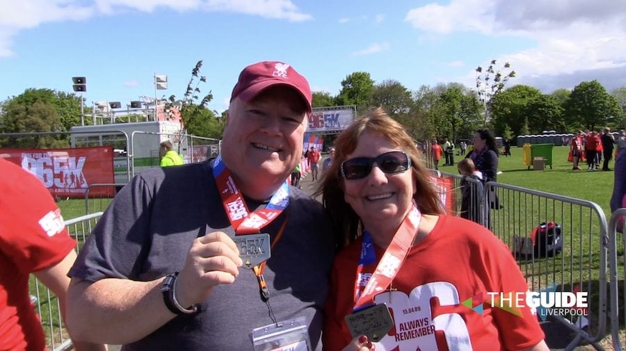 Margaret Aspinall and Michael Starke talk to Simmo ahead of the BTR Liverpool Run for the 96