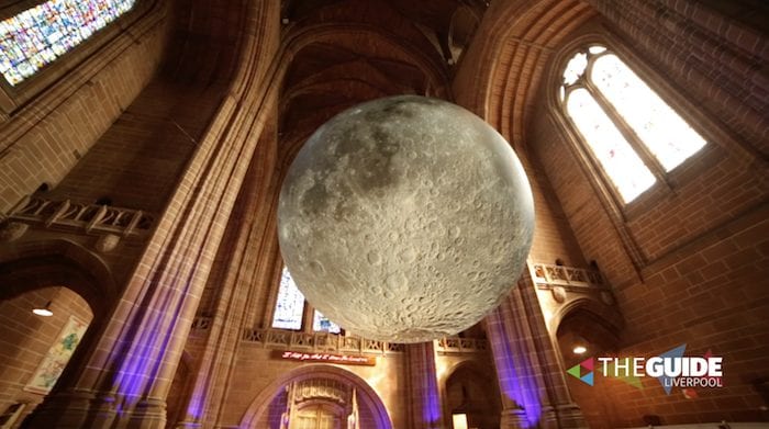 Watch as we unveil the Museum of the Moon at Liverpool Cathedral