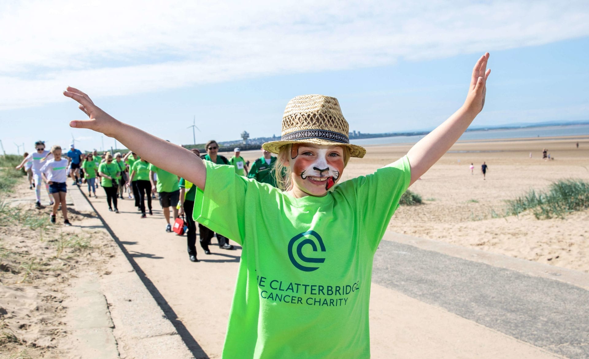 Walkers stride out in the sun for The Clatterbridge Cancer Charity