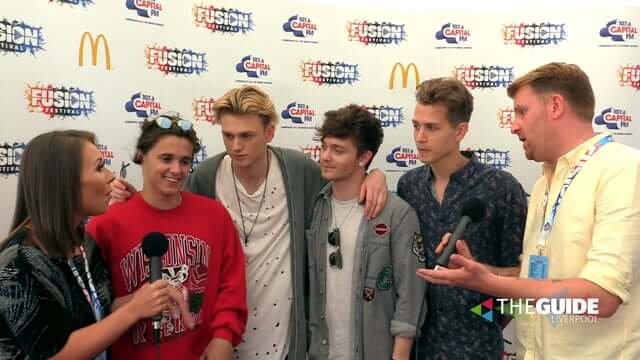 The Vamps at Fusion talking India, partying and we teach them some scouse lingo