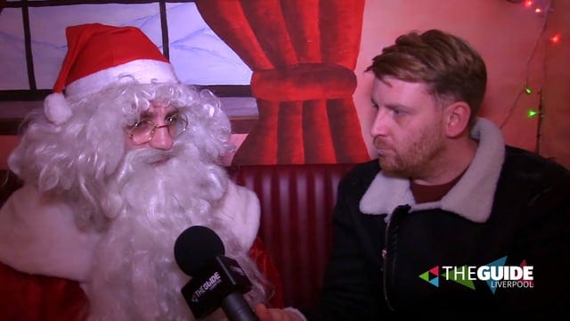 Santa Claus: In Conversation on his Santa Bus ahead of Chritsmas in Liverpool 2016