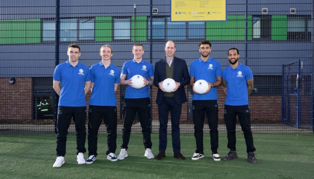 The Duke of Cambridge praised Everton In The Community’s work on his recent visit to Liverpool