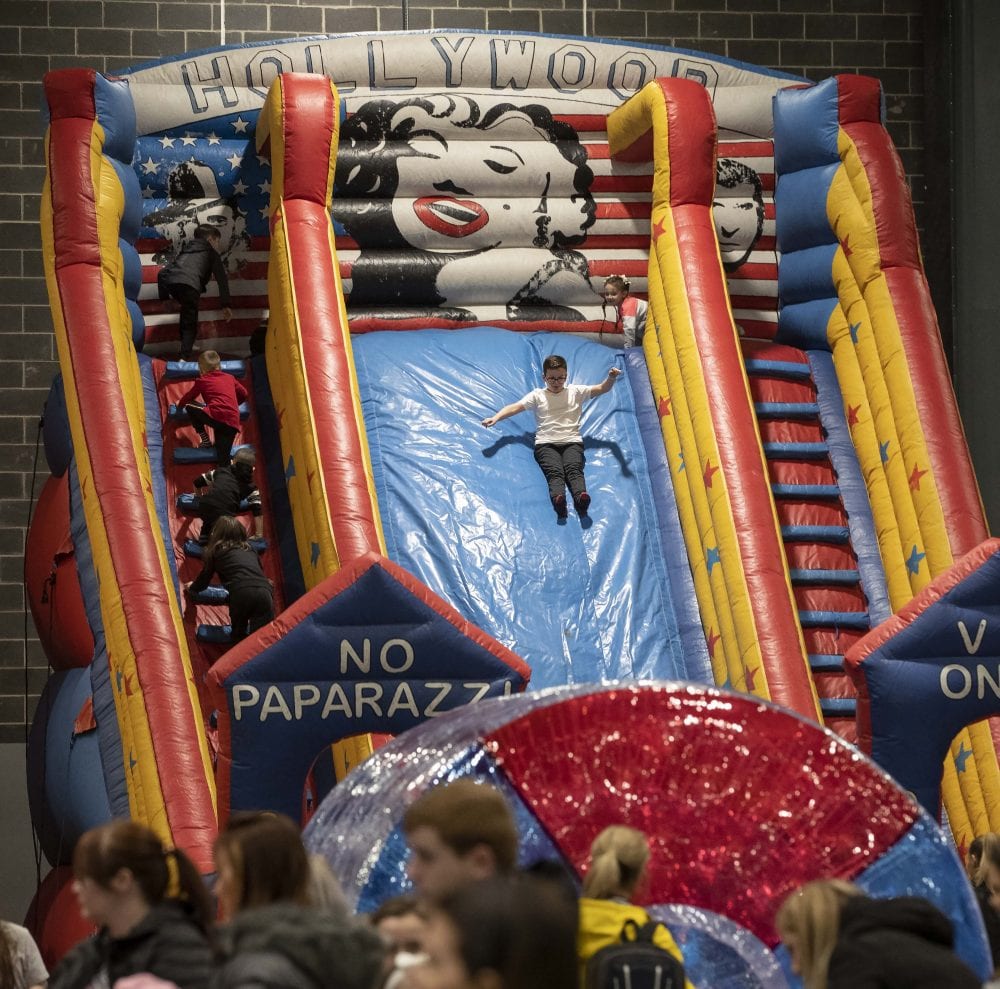 Inflatable Adventure World is now open at the Exhibition Centre