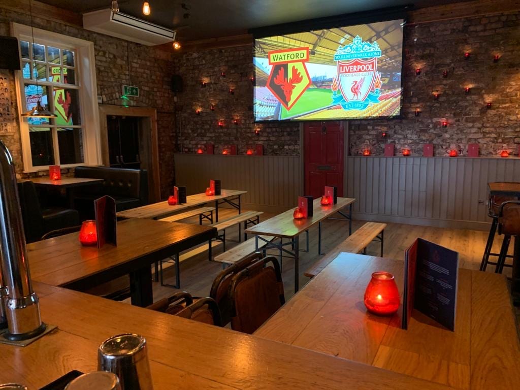 There's a new giant screen at Red Door for sporting events | The Guide  Liverpool