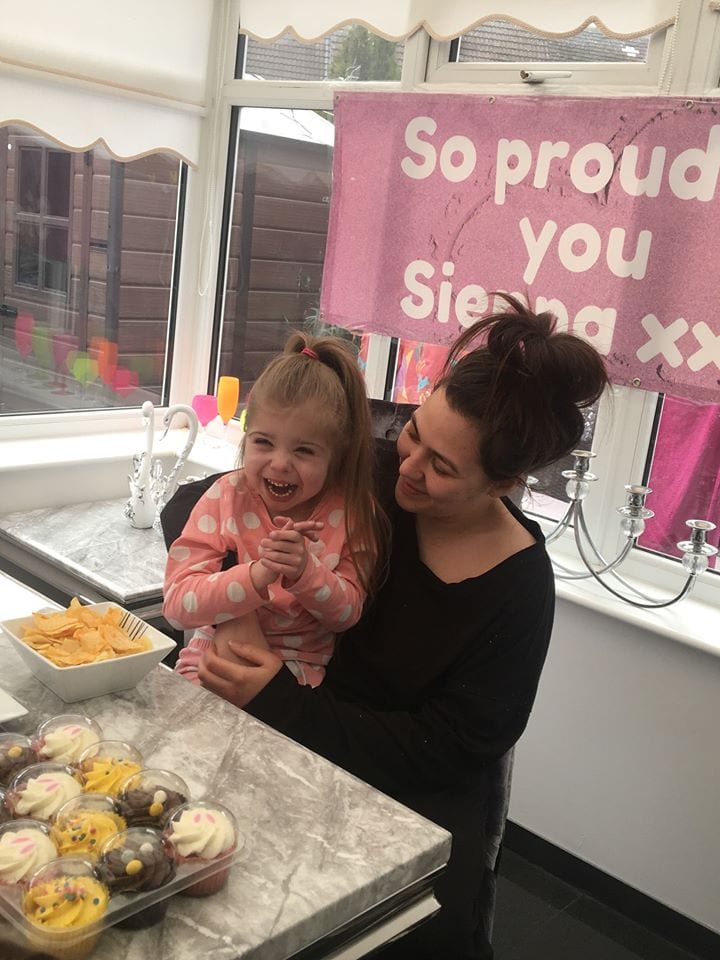 ‘Half-a-heart baby’ Sienna celebrates sixth birthday with a special party at home