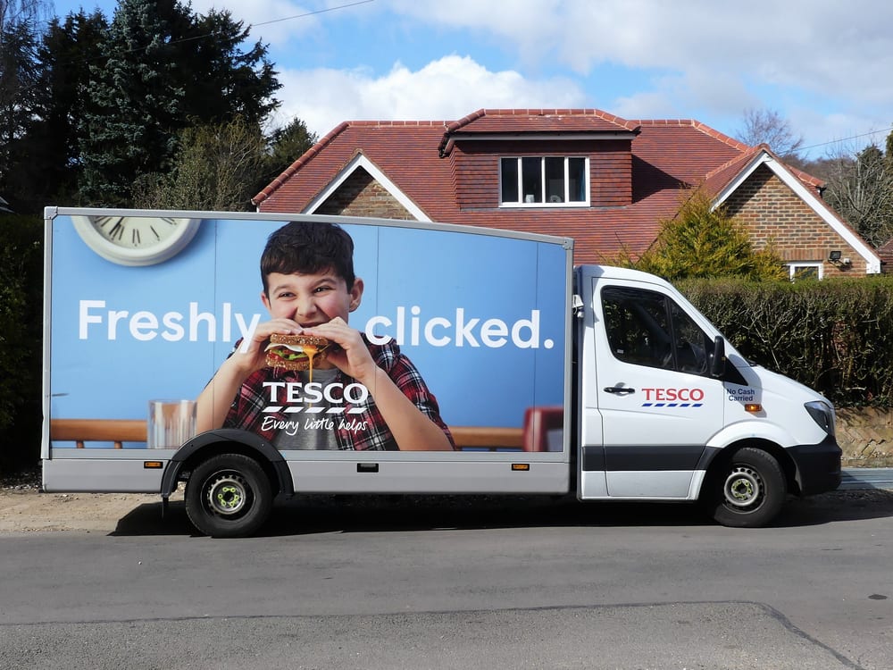Tesco no delivery slots twitter site