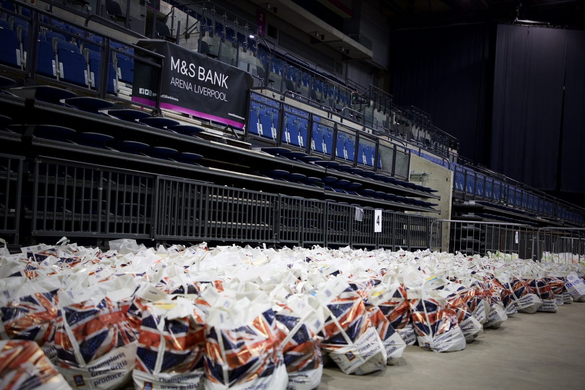 ACC Liverpool has been getting used as a distribution hub during coronavirus crisis