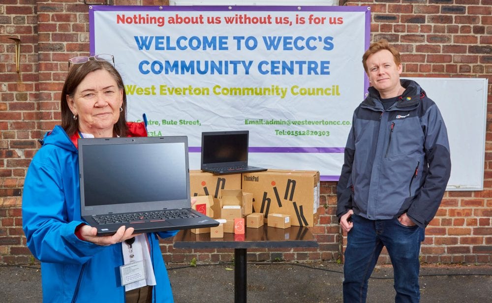 A pilot has launched in Everton to help 250 families stay connected
