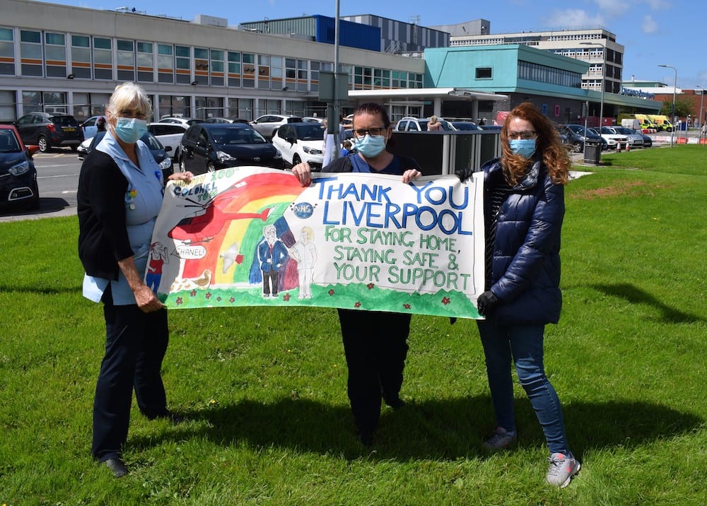 NHS workers’ tribute to Captain Tom to go on display in Liverpool