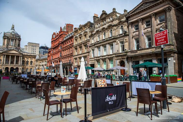 Nearly 3000 extra restaurant covers thanks to Liverpool Without Walls