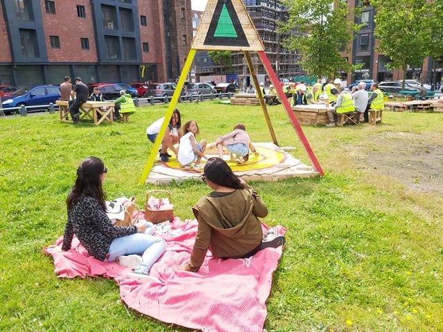 Liverpool’s newest urban park hosts bank holiday open-air festival