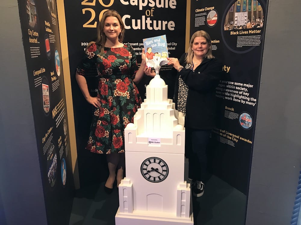 Local author delighted to have her work included in Liverpool time capsule
