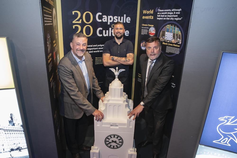 2020 time capsule unveiled at Royal Liver Building