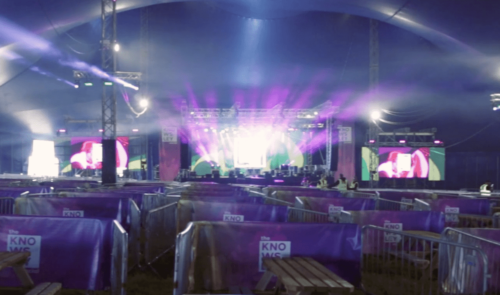 Watch as we take you inside the big top as the Knowsley Social gets set to launch