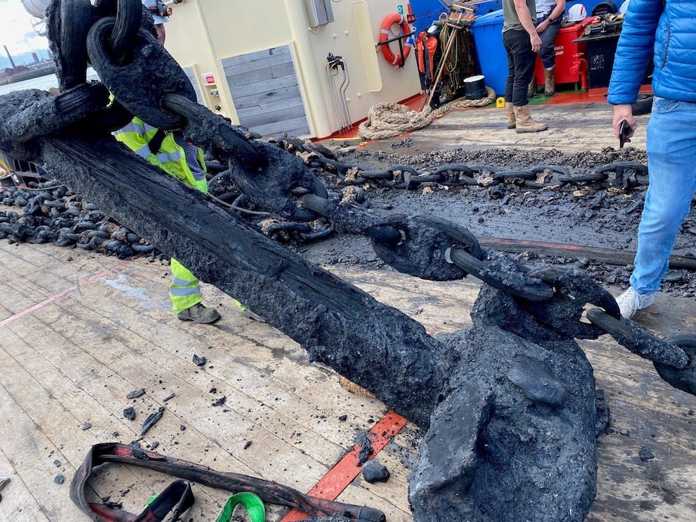 Seacombe anchors stand test of time on the Mersey for over 130 years