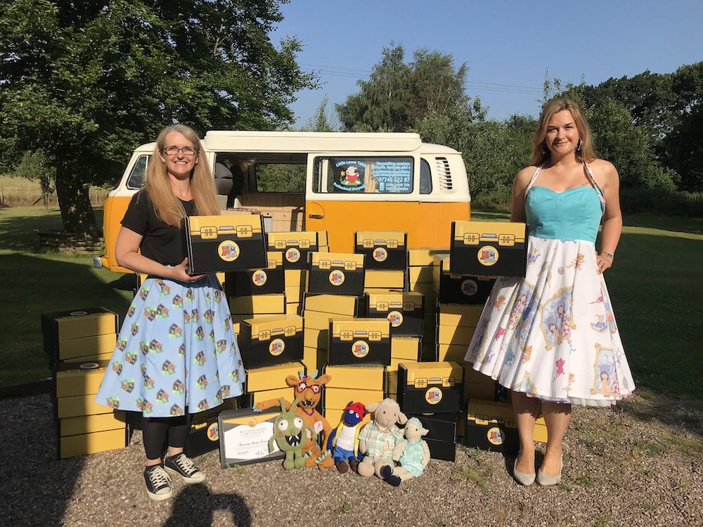 Merseyside authors take to the road to donate hundreds of Builder Book literacy boxes