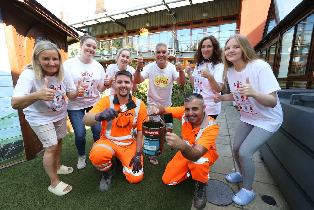 Liverpool children’s charity gets a helping hand from QTS Group